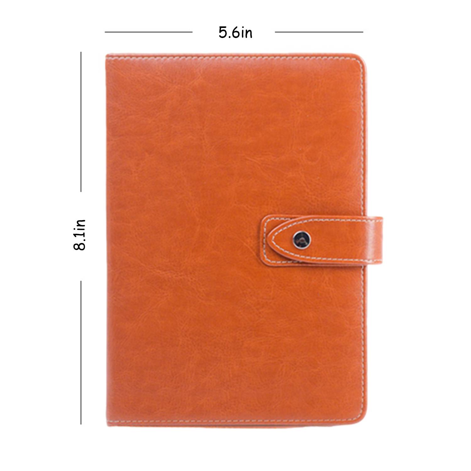 A5 Classic PU Leather Notebook W/ Button 7