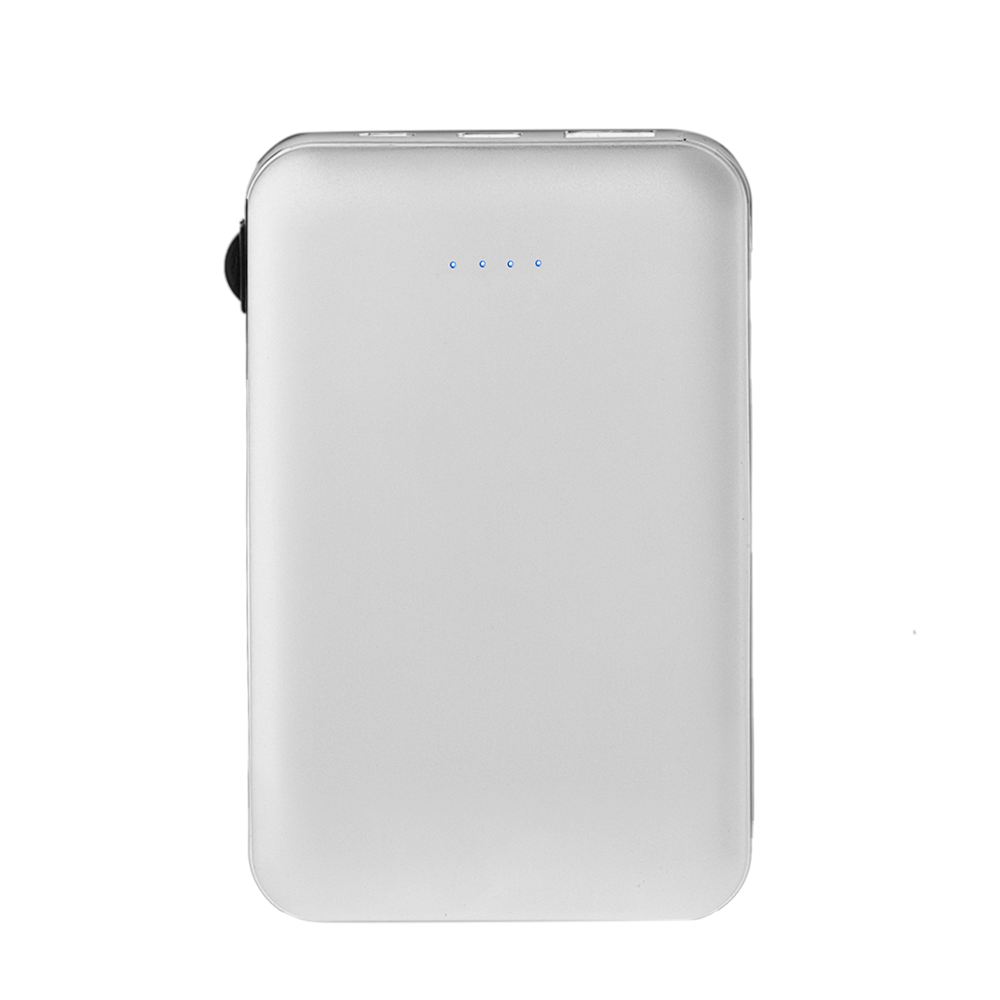 Drum 5000mAh Power Bank with Built-in Cable 10