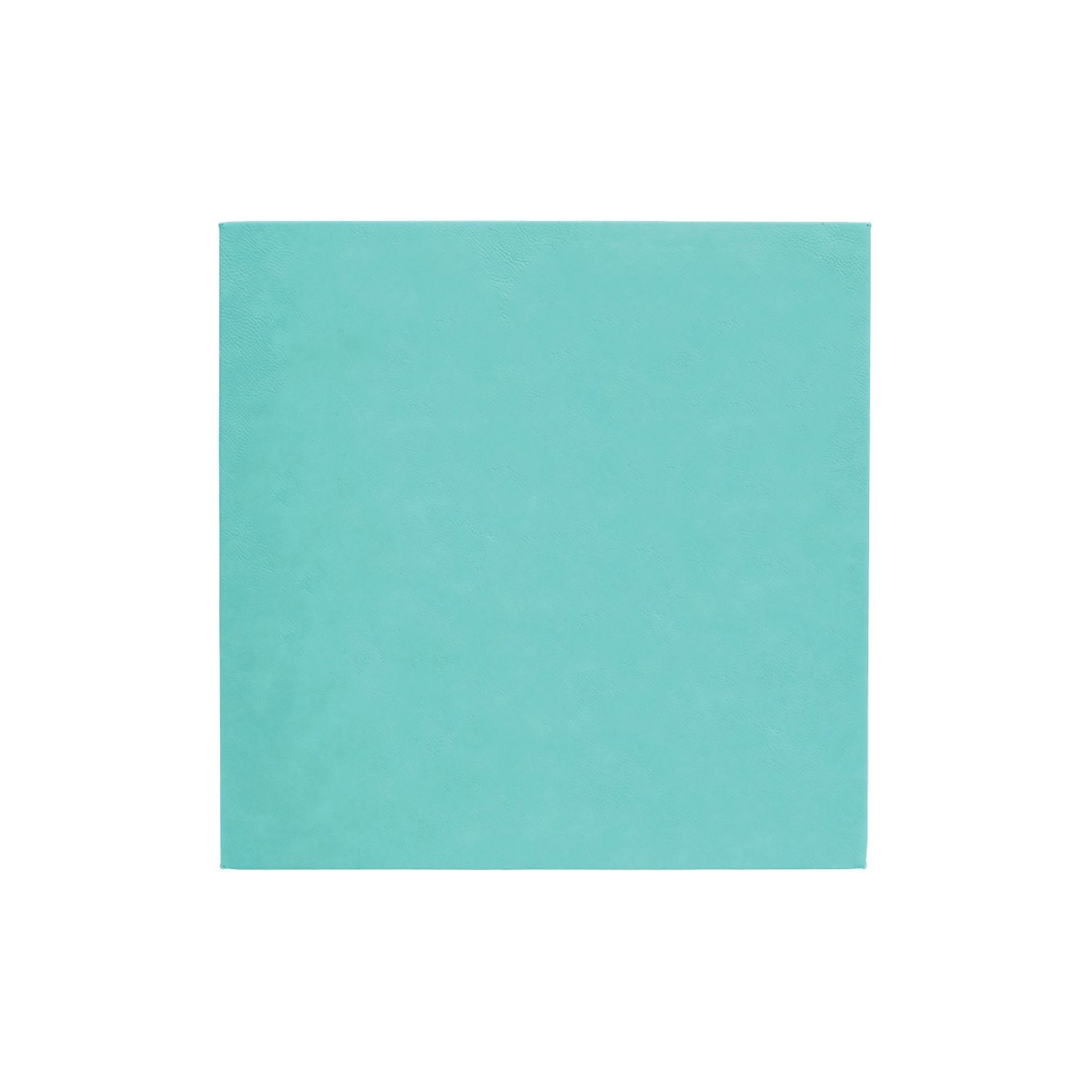 14" x 14" Teal Leatherette Wall Decor 1