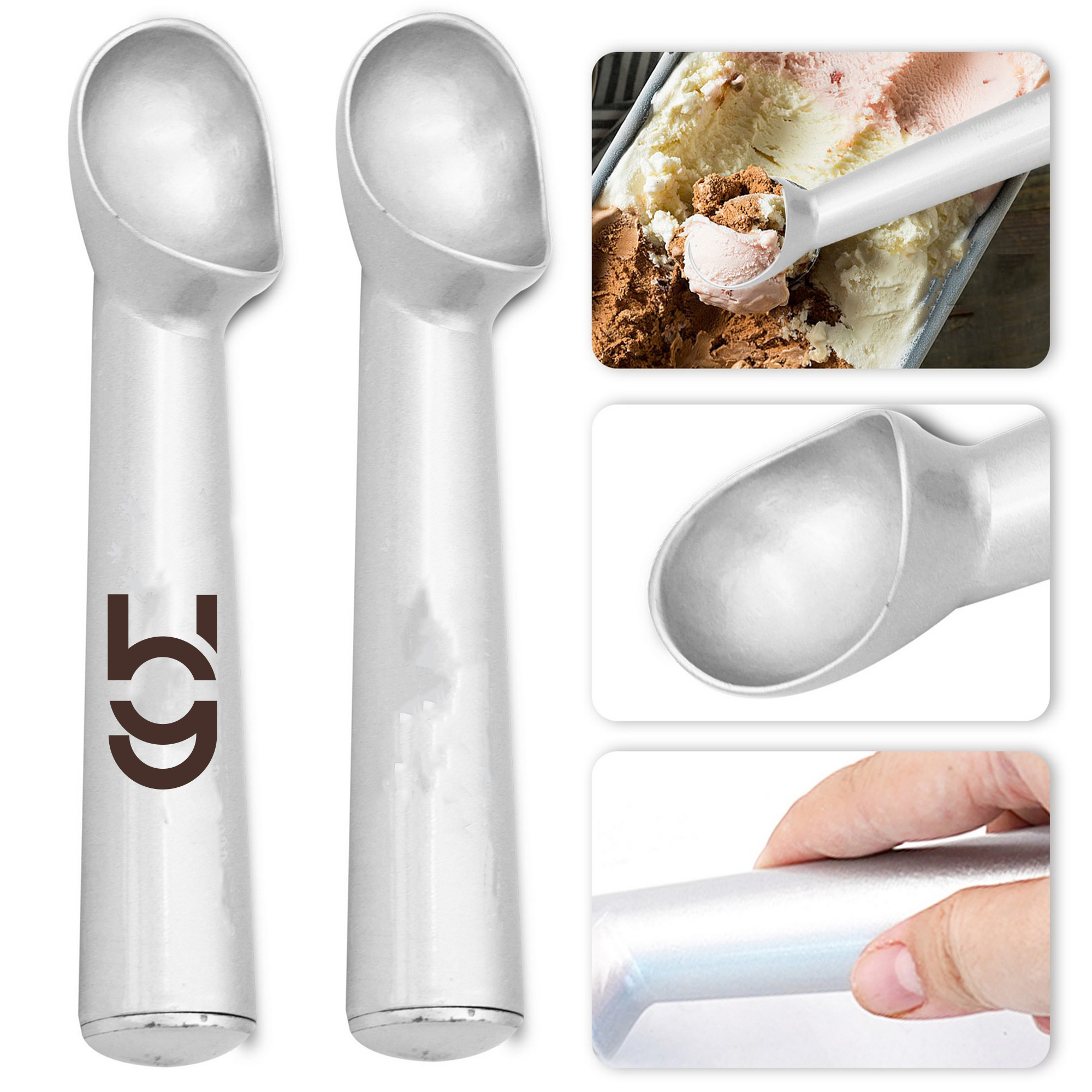 Aluminum Ice Cream Scoop 2