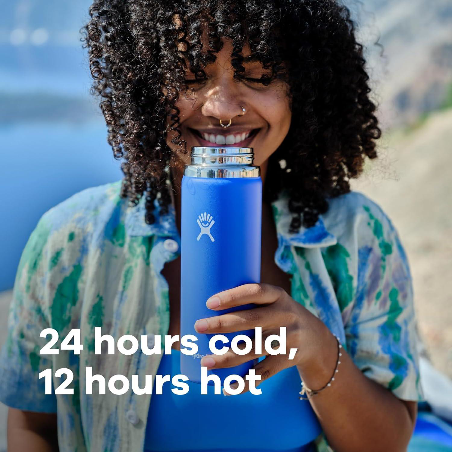 20 oz Hydro Flask® Insulated Wide Mouth Coffee Bottle with Flex Sip™ Lid 2