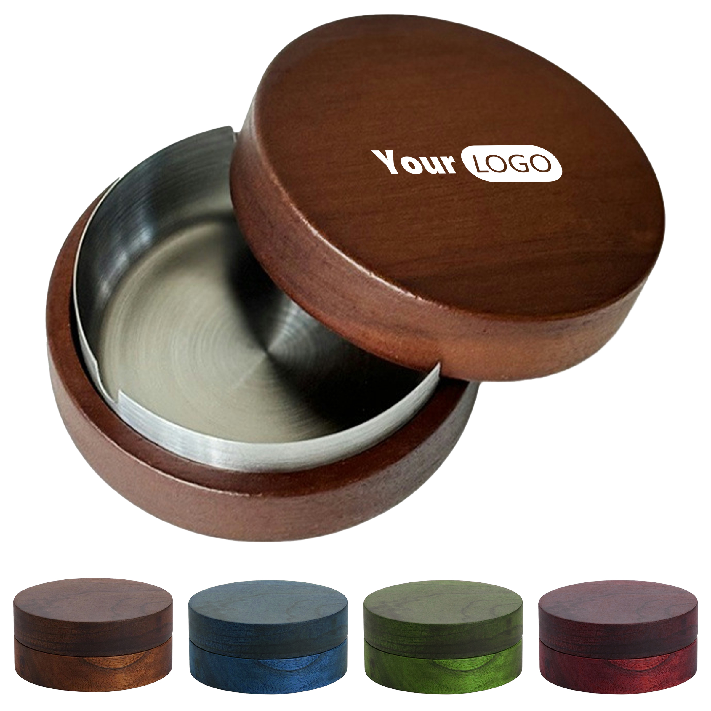 Walnut Creative Home Living Room With Covered Ashtray 2