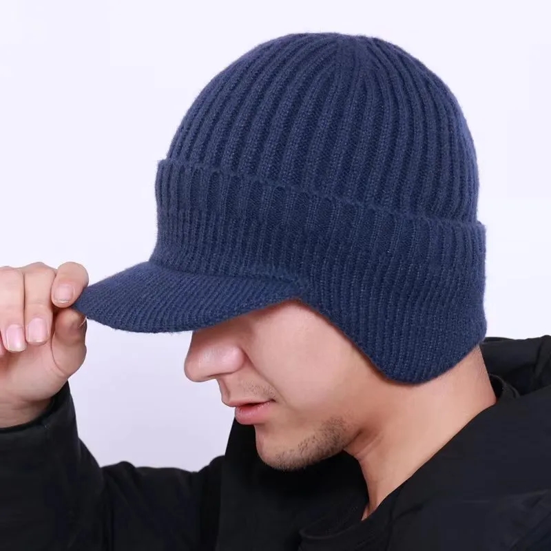 Winter For Men Outdoor Fleece Hat Scarf Set 1