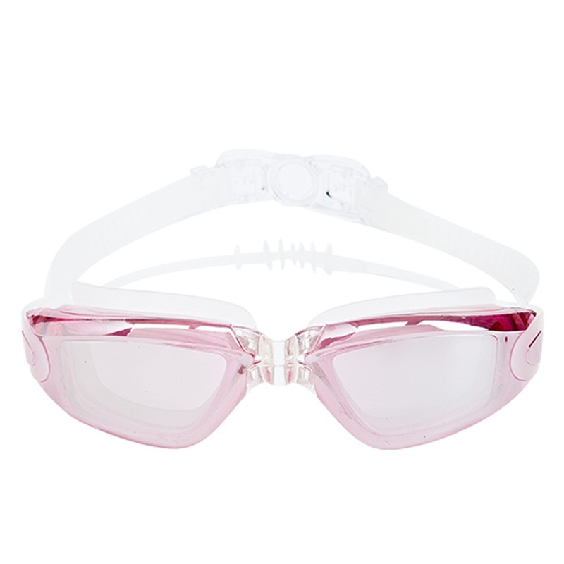 Adult HD Swimming Goggles with Nose Clip Earplugs 2