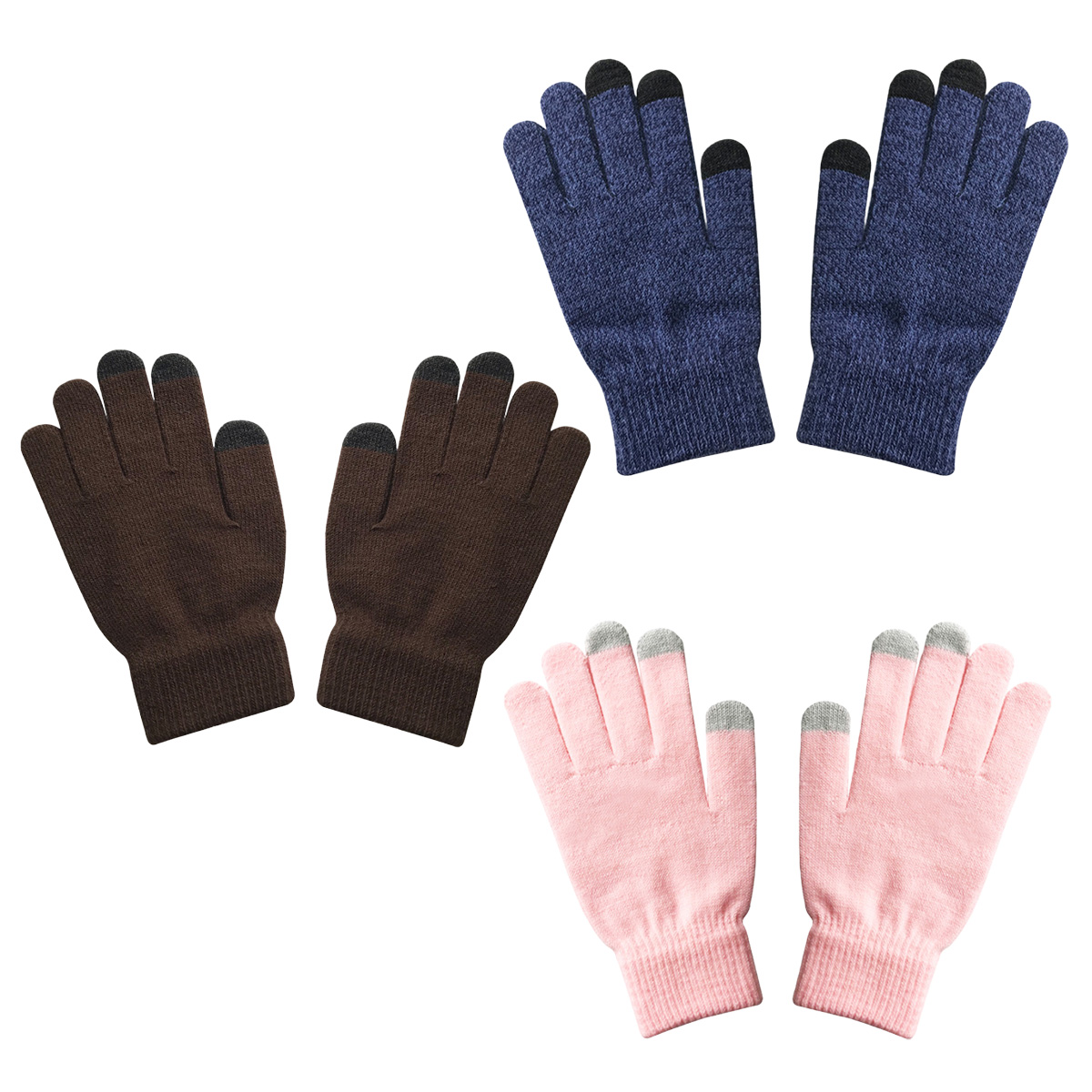 Knitted Touchscreen Thermal Gloves 2