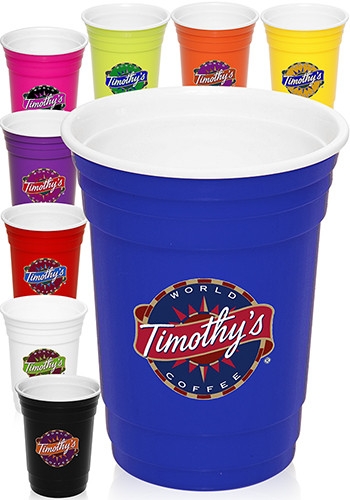 16 oz Double Wall Plastic Party Cup 1