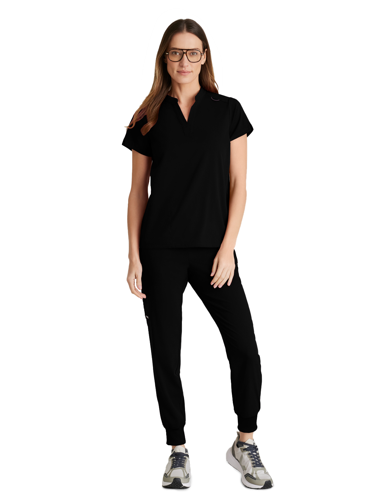 Grey's Anatomy Spandex Stretch - Women's Two-Pocket Avery Scrub Top 44