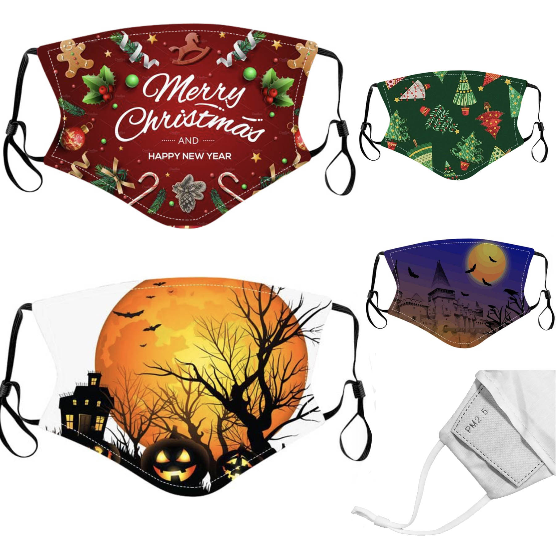 Plus Size Dust-proof Face Protection Halloween And Christmas Mask 1