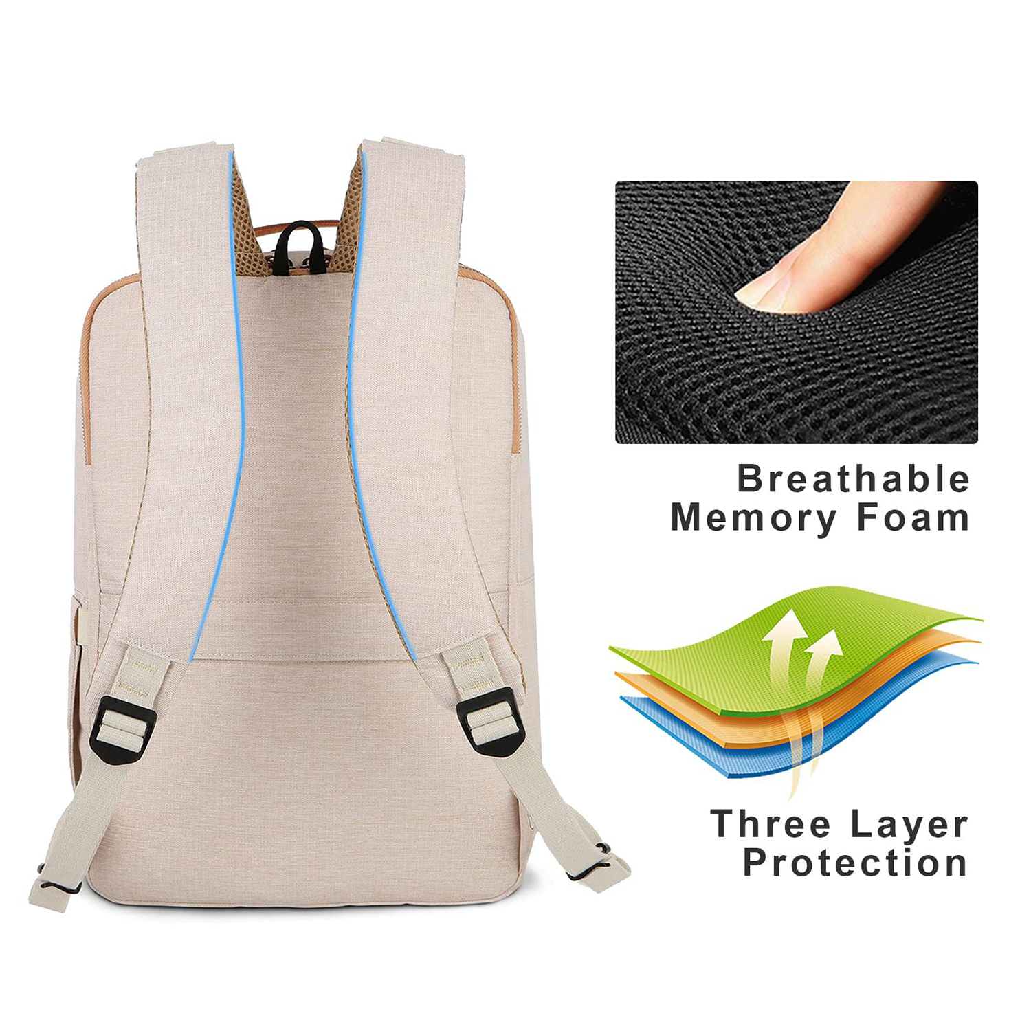 Waterproof travel work Backpack 4