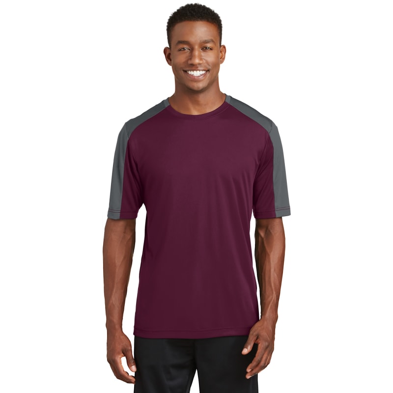 Sport-Tek PosiCharge Competitor Sleeve-Blocked Tee. 13