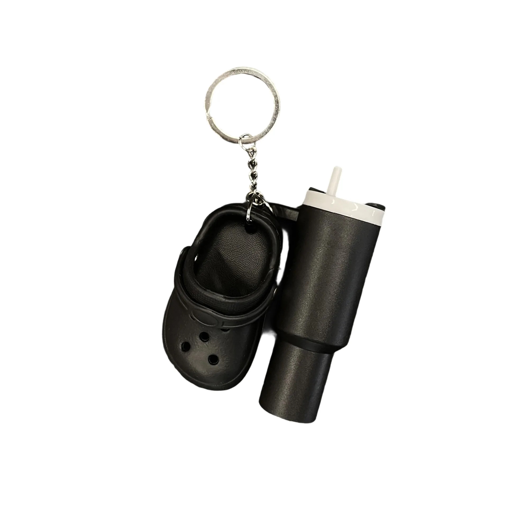 PVC Keychain Ice Cup and Clog Style Trendy Design 3