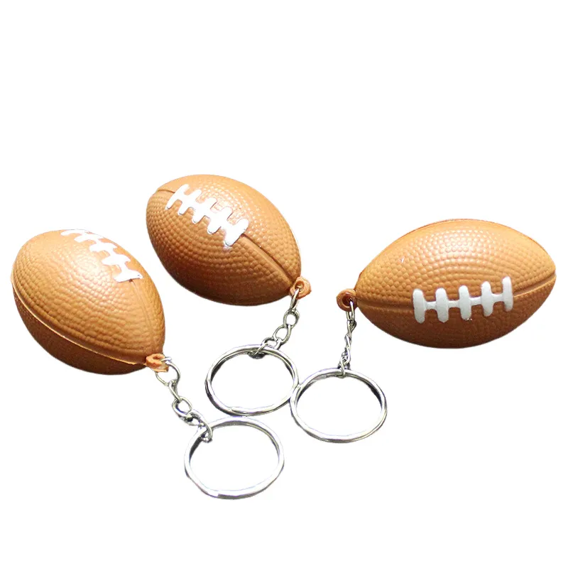 3.55 Inch Foam Sports Ball Keychain Compact and Portable 8