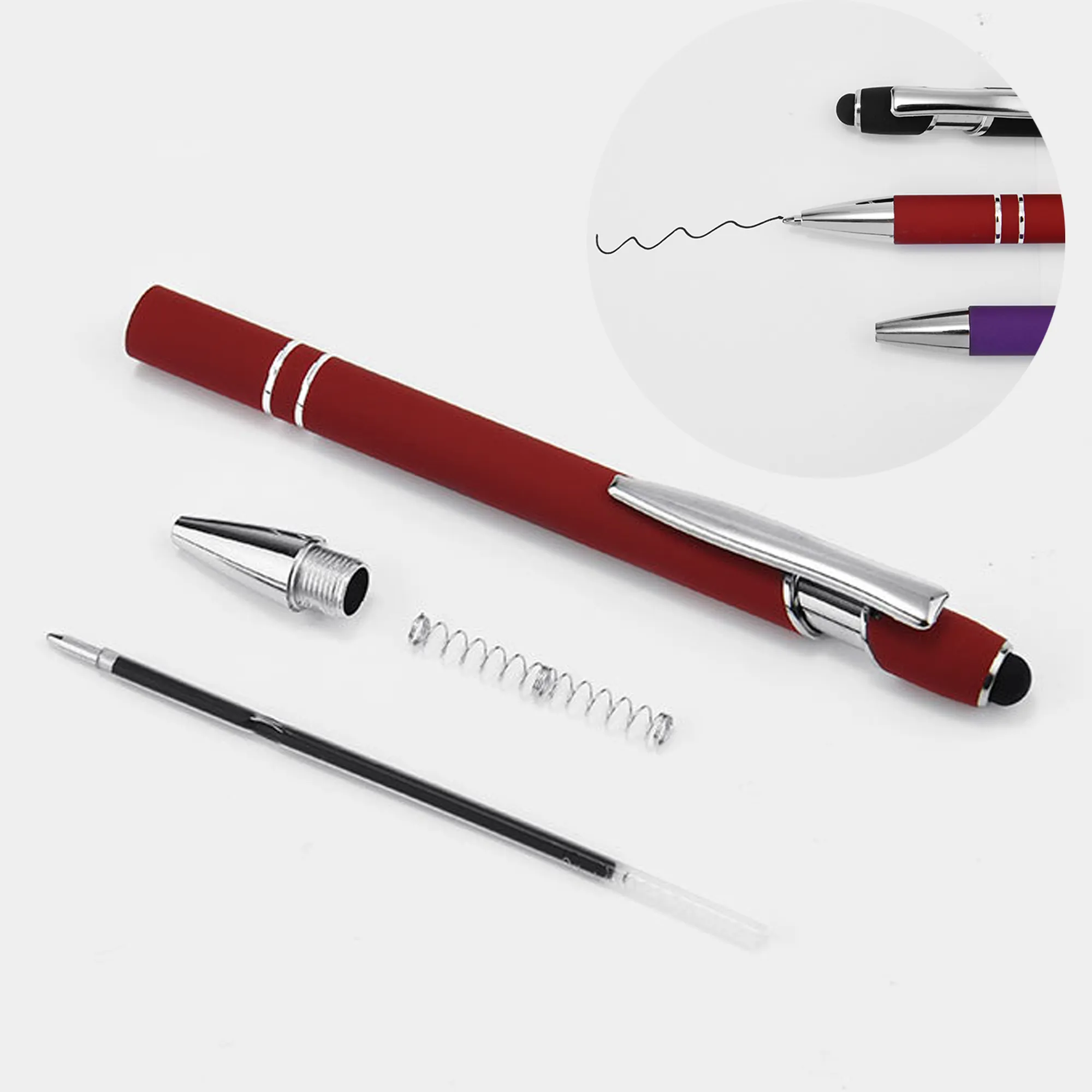 Premium Metal Ballpoint Pen With Touchscreen Stylus 5