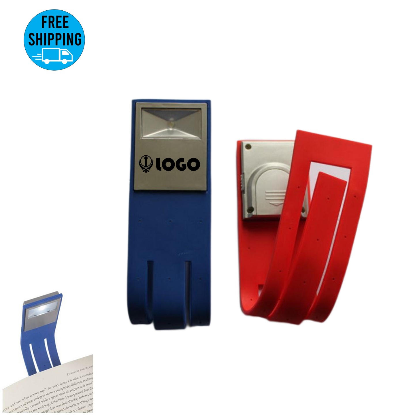 2 in 1 Bookmark Book reading Light 4