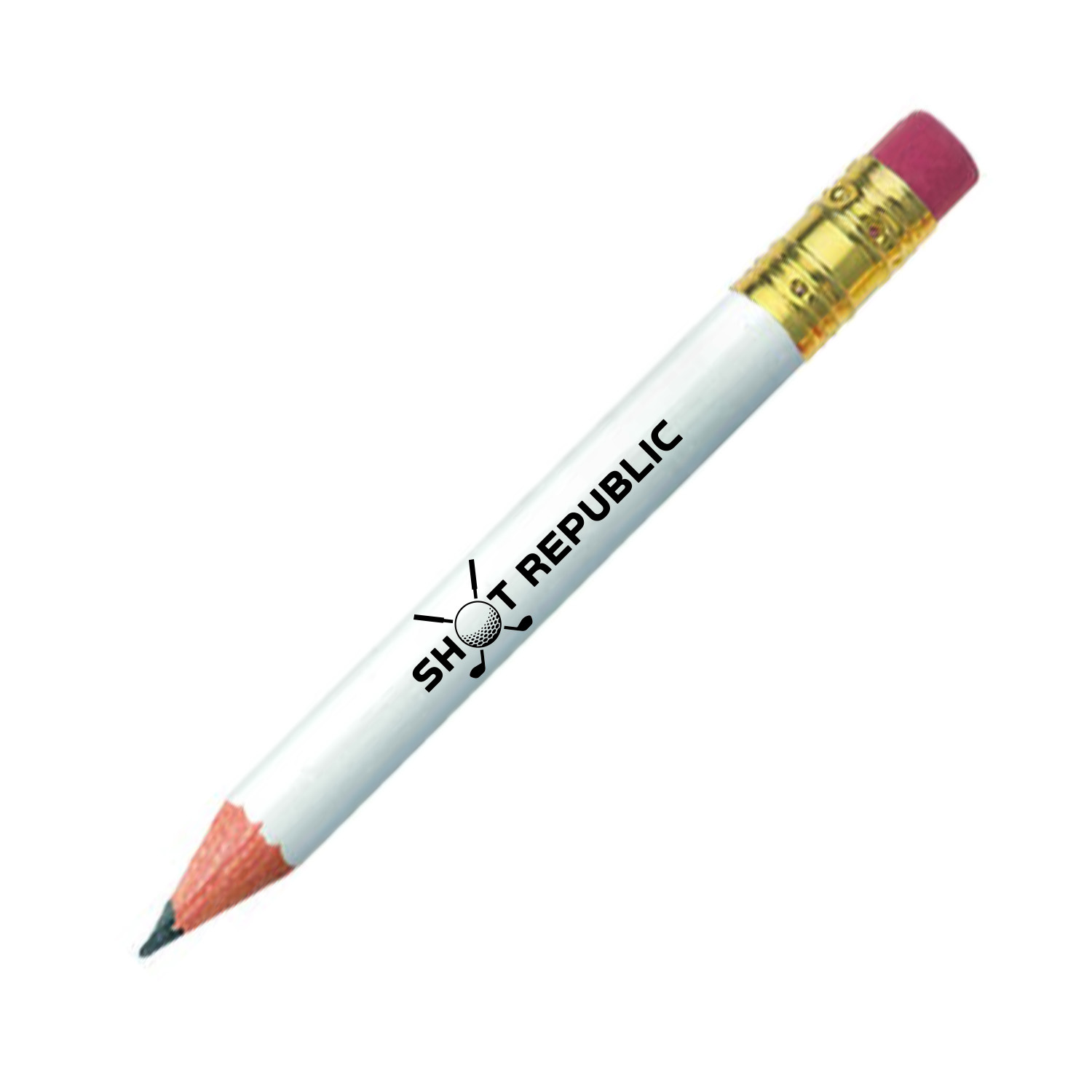 Golf Pencil (Round) with Eraser 4