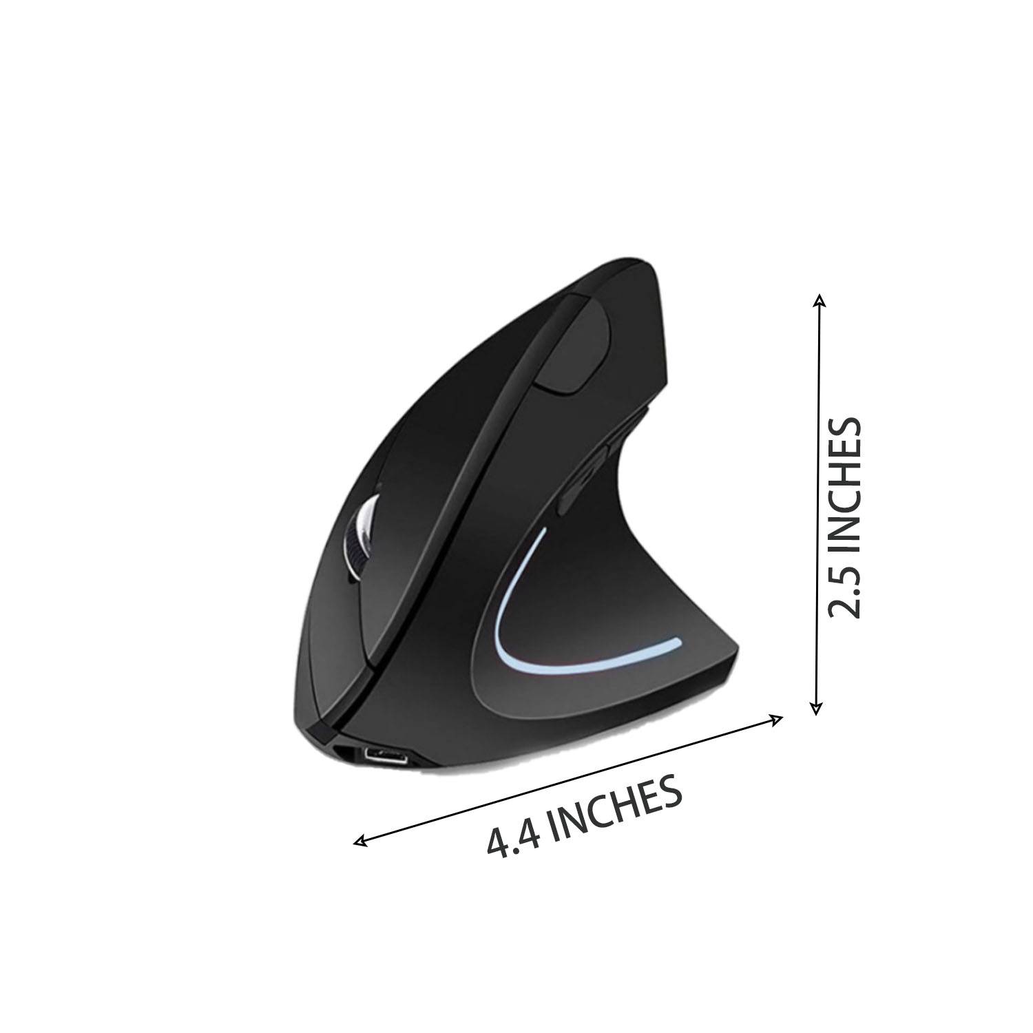 Rechargeable Wireless Vertical Optical Mice 3