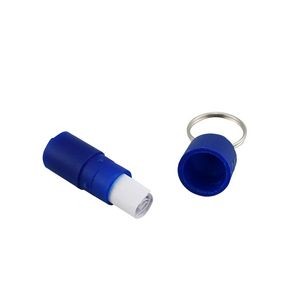 Sturdy Metal Capsule Shaped Dog ID Tag With Carabiner 21