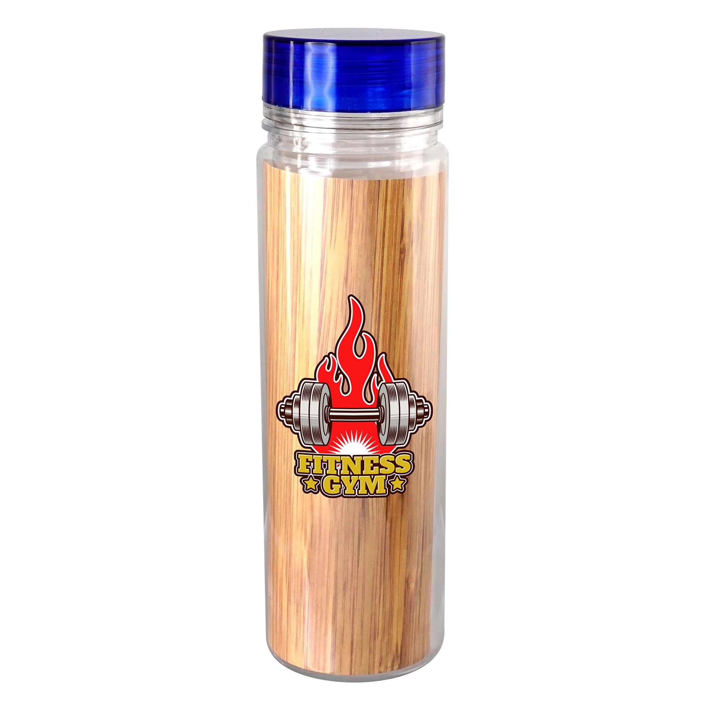 Clear View 18 oz. Full Color Bamboo Pattern Bottle 18