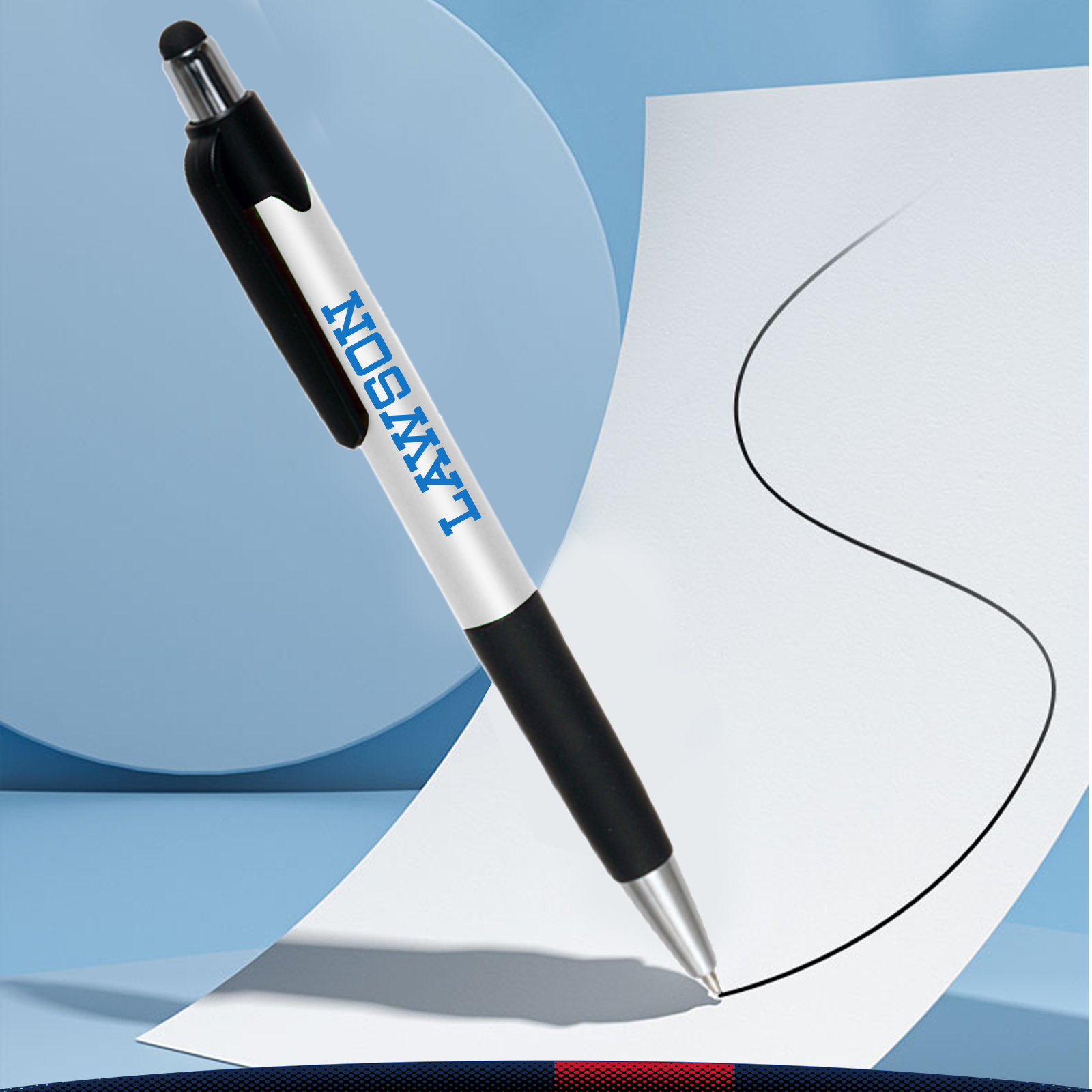 Lisa Plastic Pens with Touch Screen Stylus 4