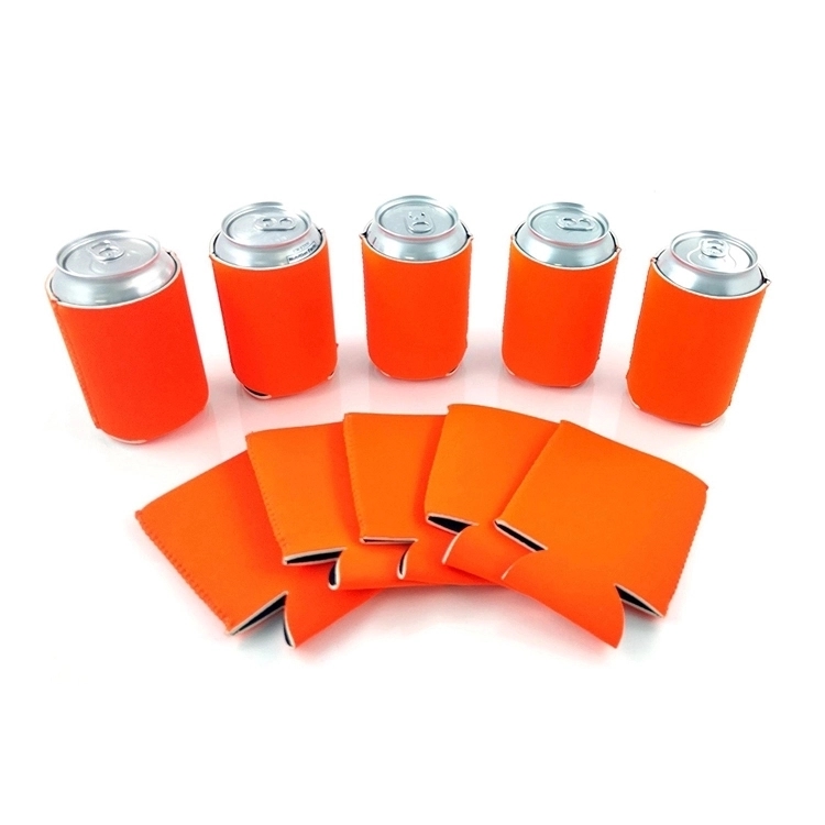 Custom fashion neoprene hand can cooler drink stubby holder, custom koozie with logo imprint 5