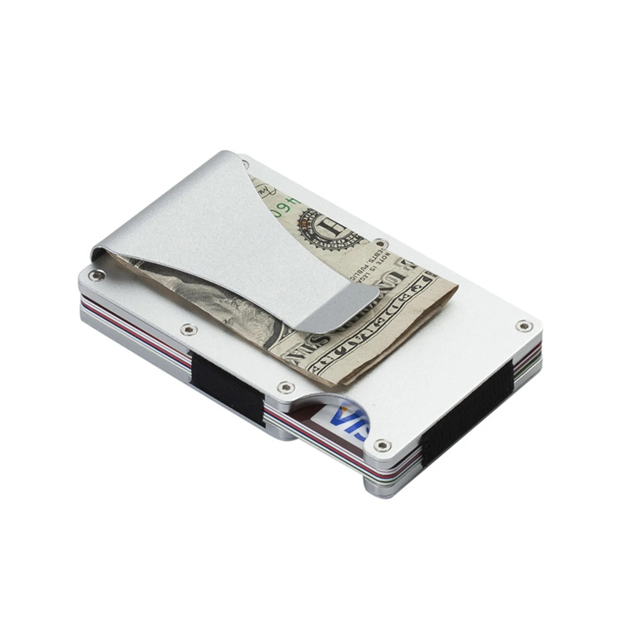 Aluminum Alloy Wallet RFID Blocking Anti-theft Card Holder 7
