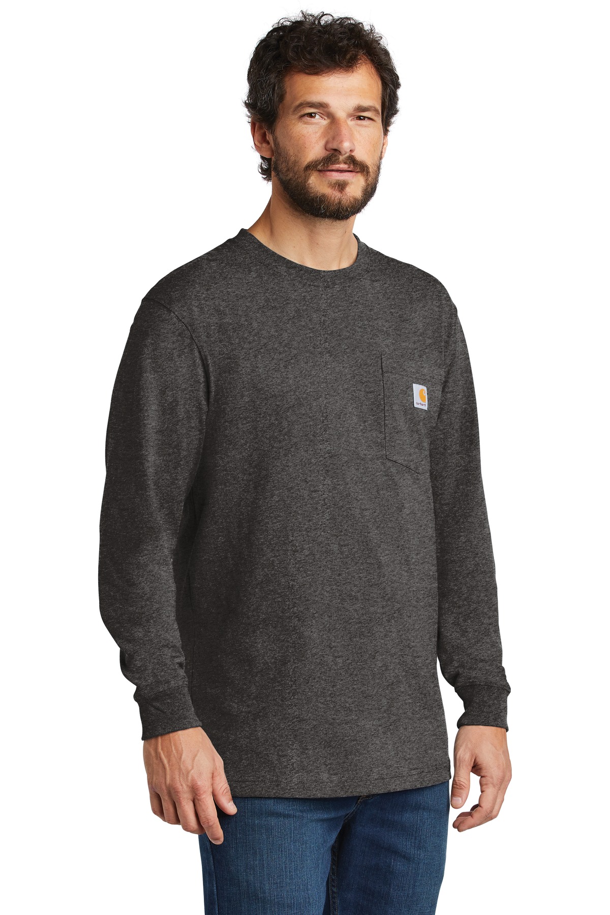 Carhartt Workwear Pocket Long Sleeve T-Shirt. CTK126 6