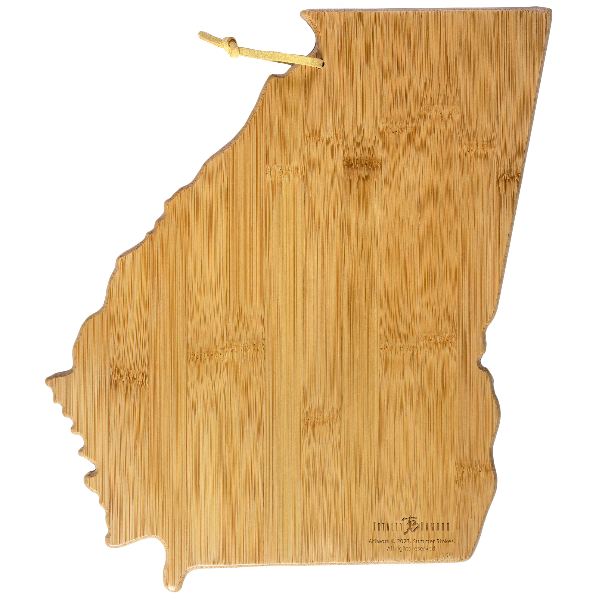 Georgia State Shaped Serving and Cutting Board with Artwork by Summer Stokes 4