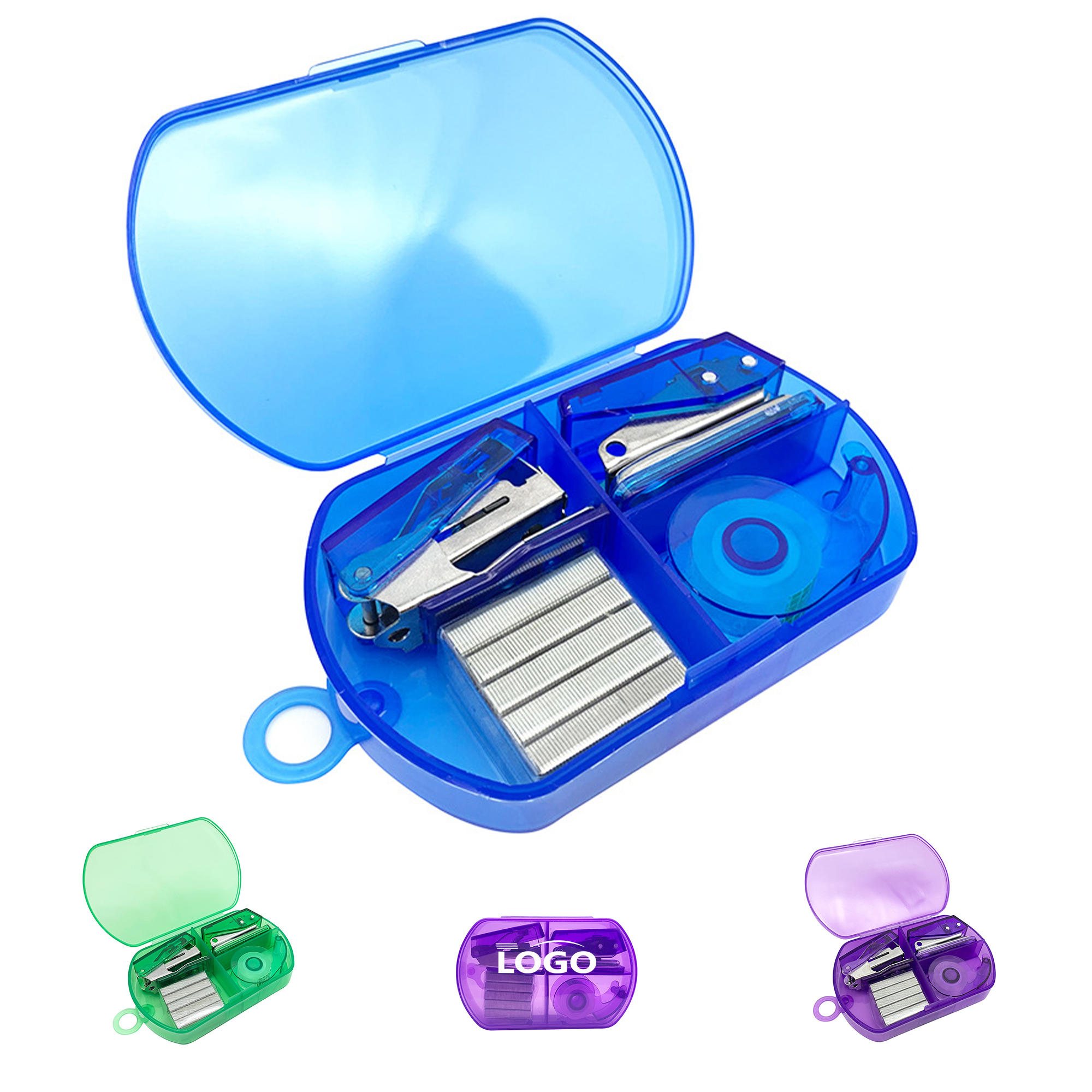 Portable Office Supply Set with 4 Pieces 2