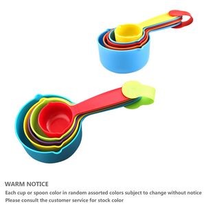 Assorted Color 5 In 1 Measuring Spoon Set With Volume Markings 11