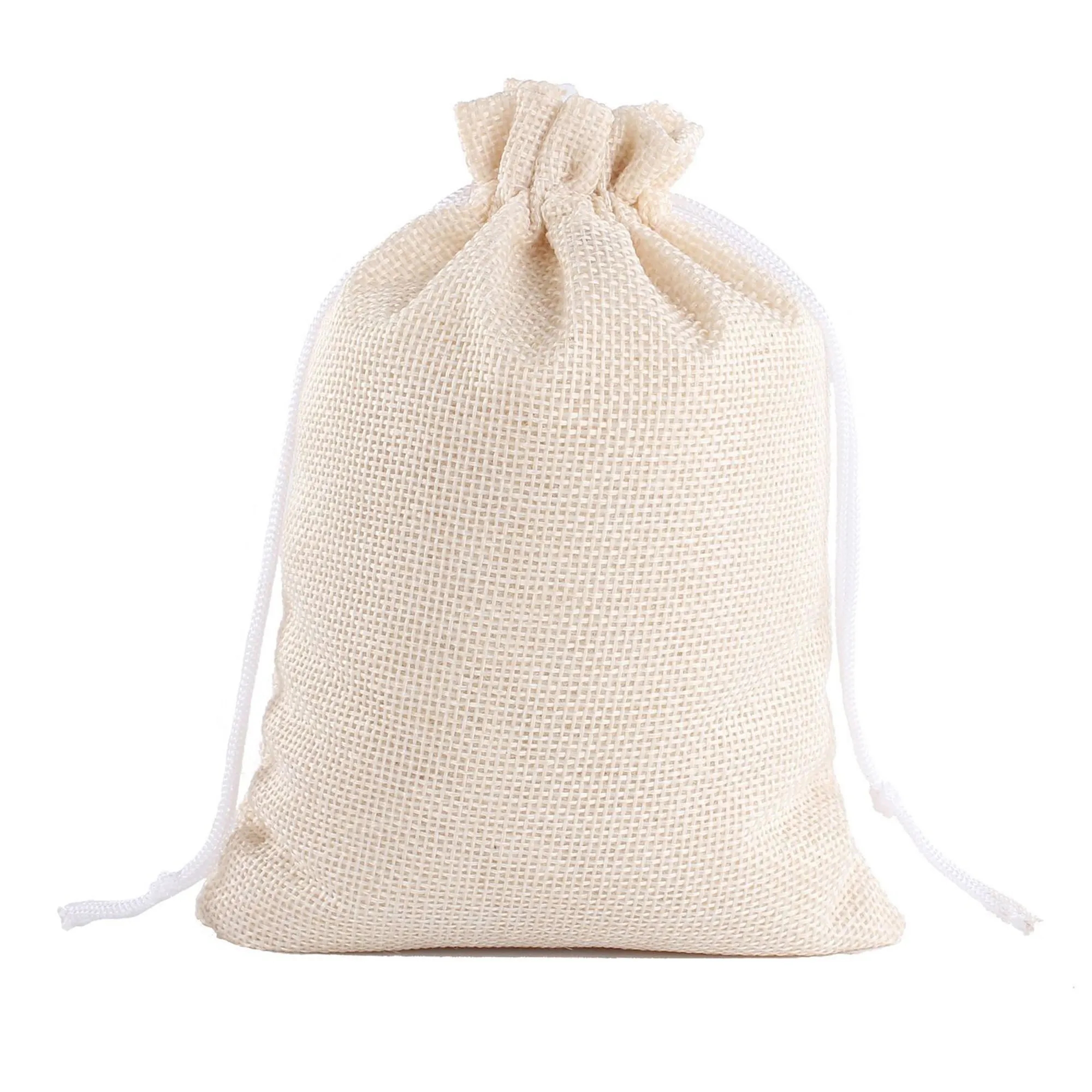 Linen Bunched Holiday Retail Gift Bag 2