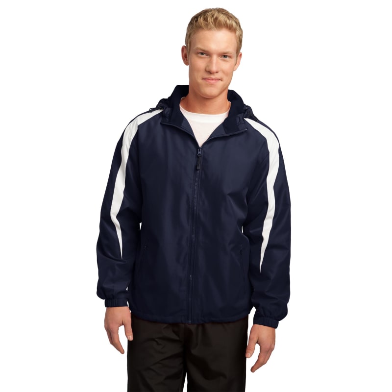 Sport-Tek Fleece-Lined Colorblock Jacket. 6