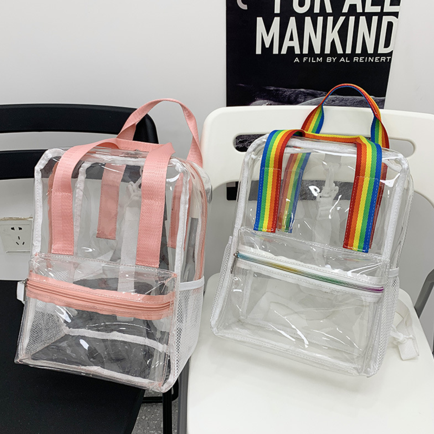 PVC Waterproof Clear Backpack 7