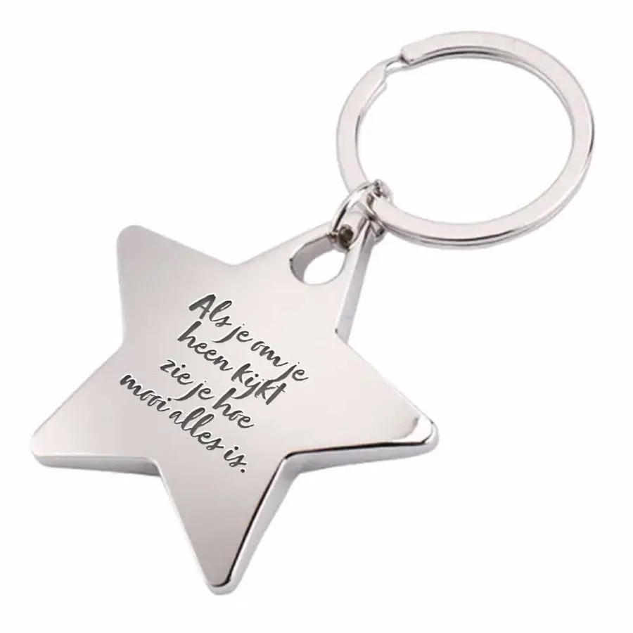 Dazzling Star Metal Keychain 2