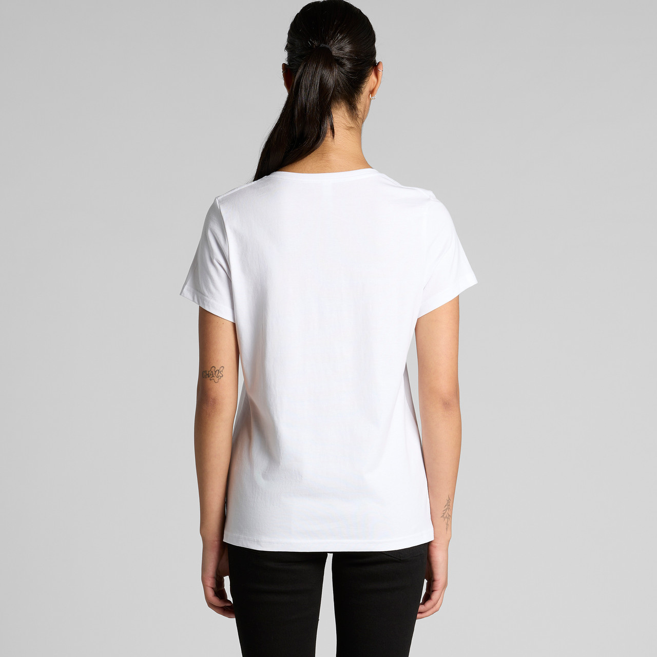 Wo's Maple V Neck Tee | 4023 13