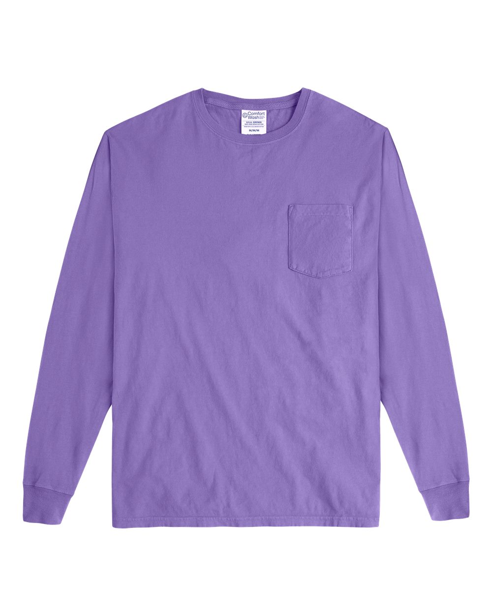 Unisex Garment-Dyed Long Sleeve T-Shirt With a Pocket - GDH250 83
