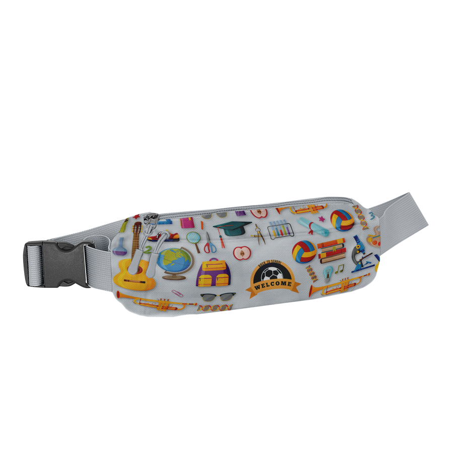 Sublimation Oval Running Belt w/ 2 Pockets 10.5x2.5x5 in 5