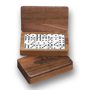 Deluxe Dbl 6 Prof. Domino Box, 8.5 x 5.125 x 1.5" 8