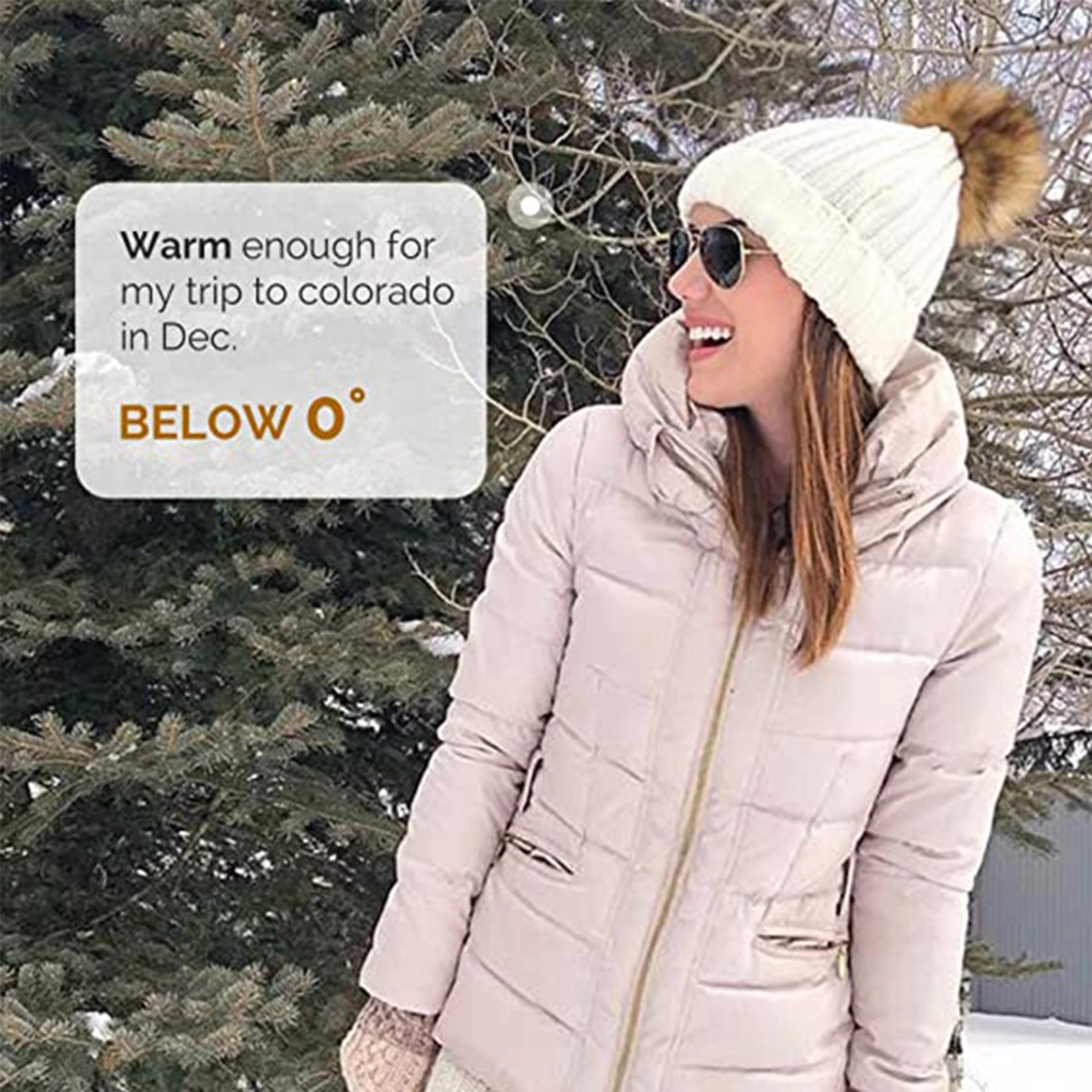 Custom Thick Knitted Multiple Color Blend Beanie Winter Hat 6