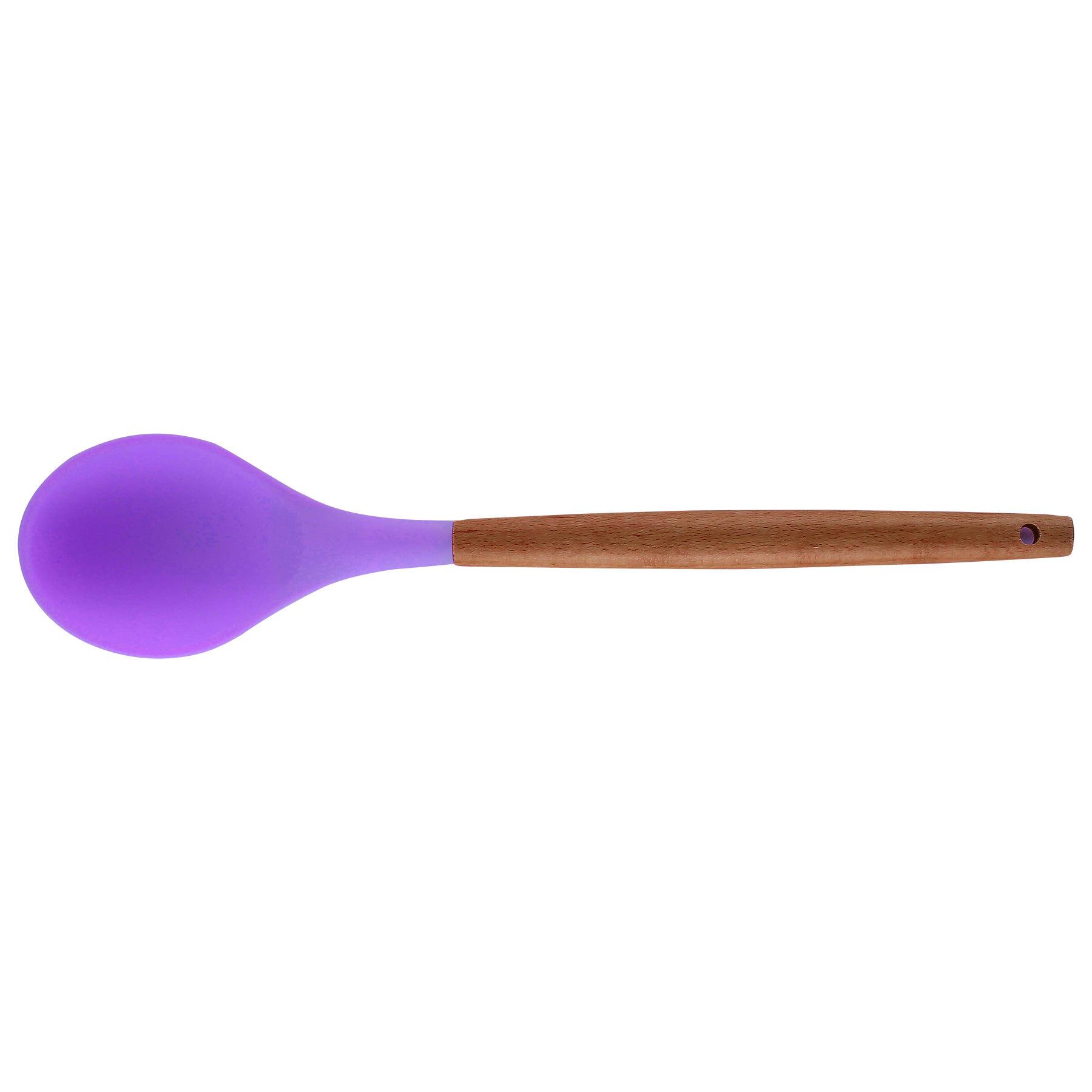 Silicone Cooking or Serving Utensil with Wooden Handle – Sold Individually or as a Set 13