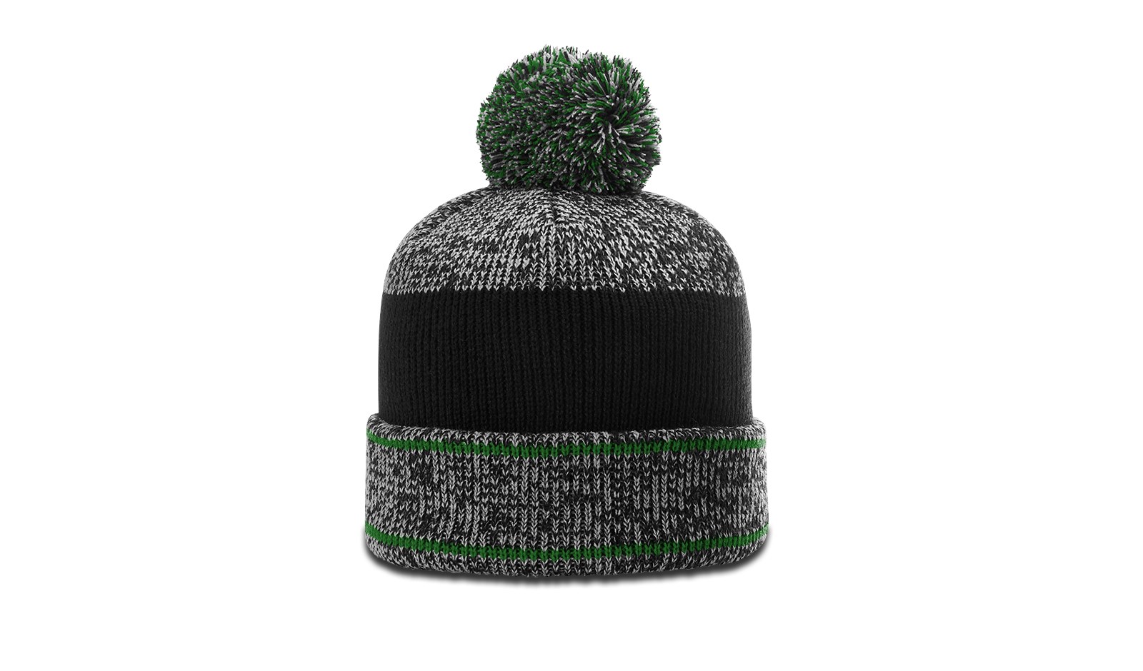Heather Beanie with Cuff & Pom 5