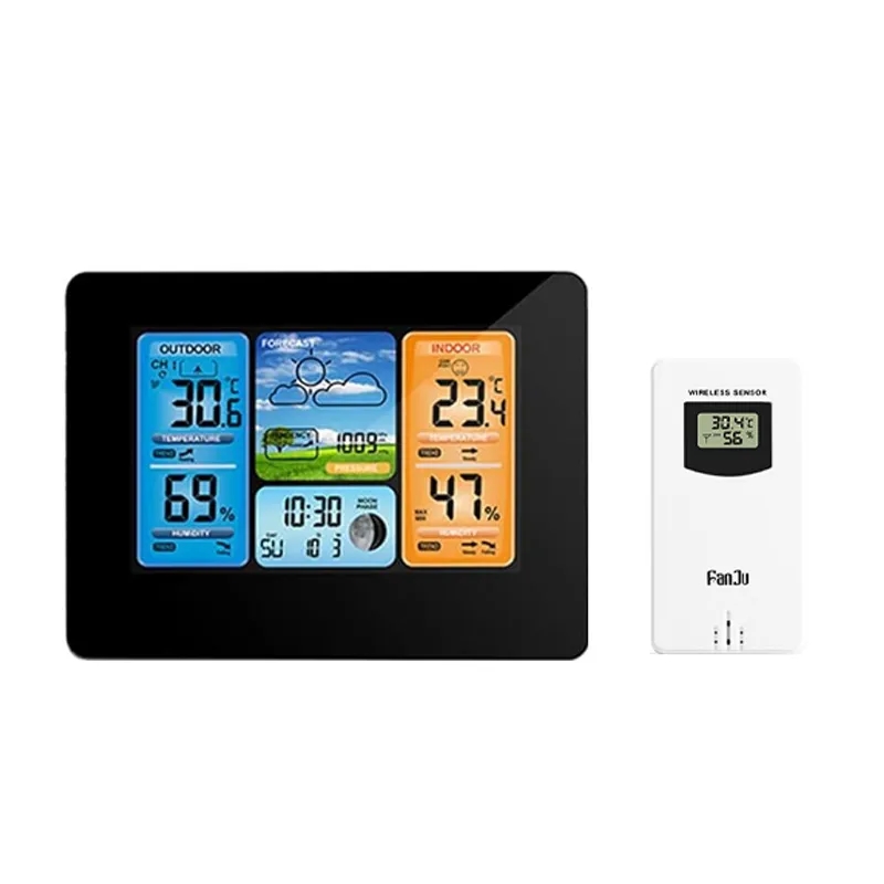 Digital Weather Thermometer With Alarm Clock 4