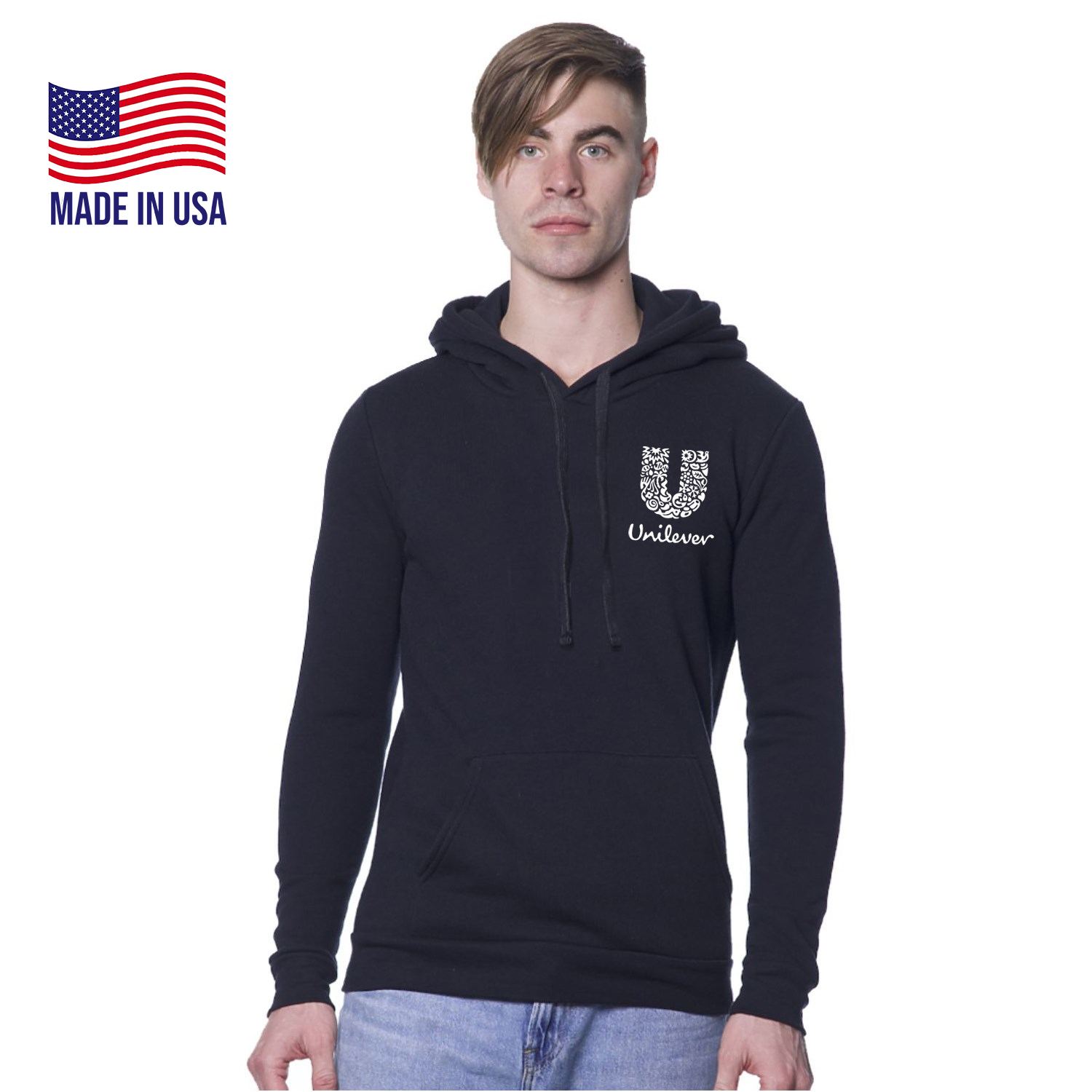 USA Made Unisex Fashion Terry Pullover Hoodie 2