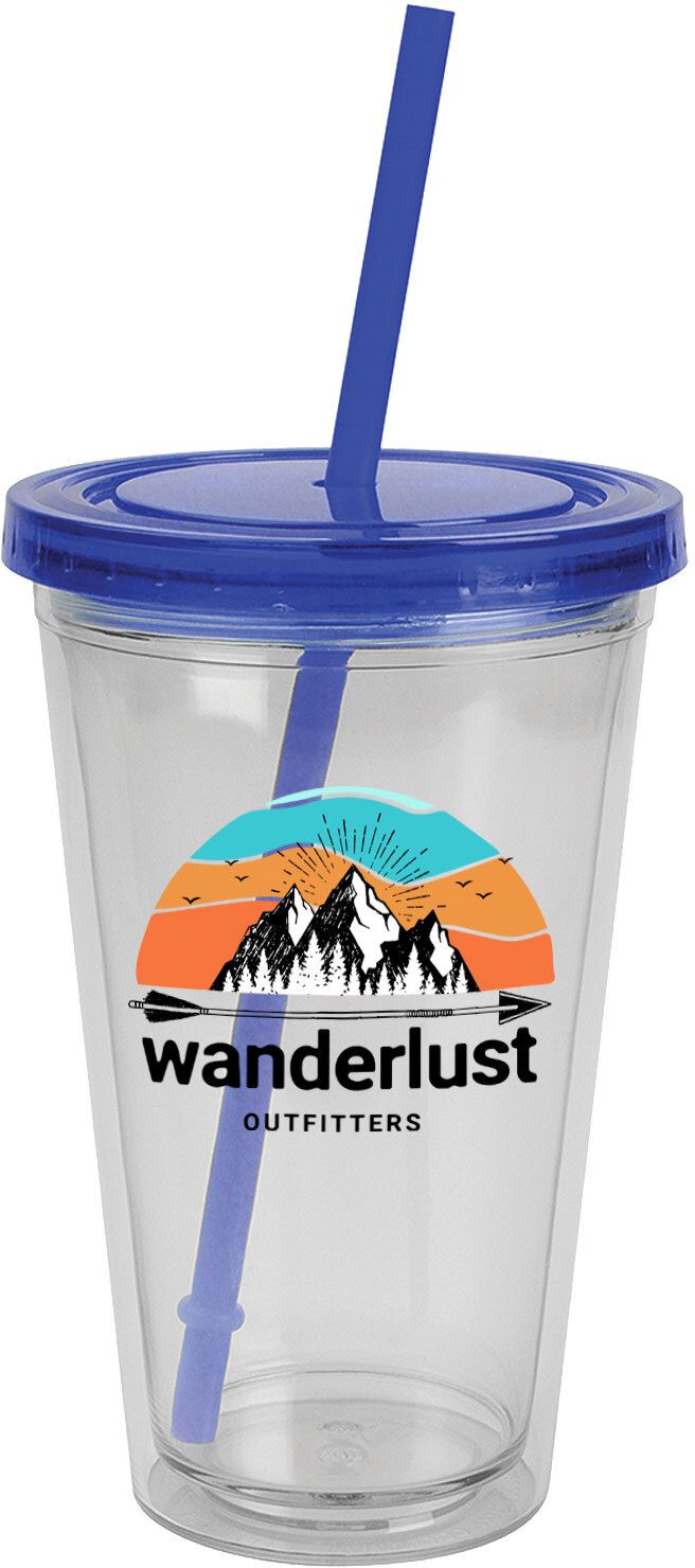 FULL COLOR WRAP SUNSPLASH TUMBLER 16 OZ 24