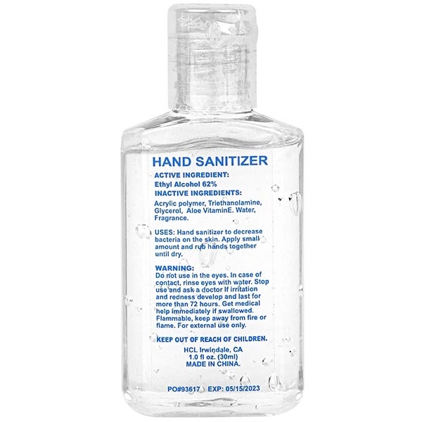 1 oz. Hand Sanitizer Gel 2