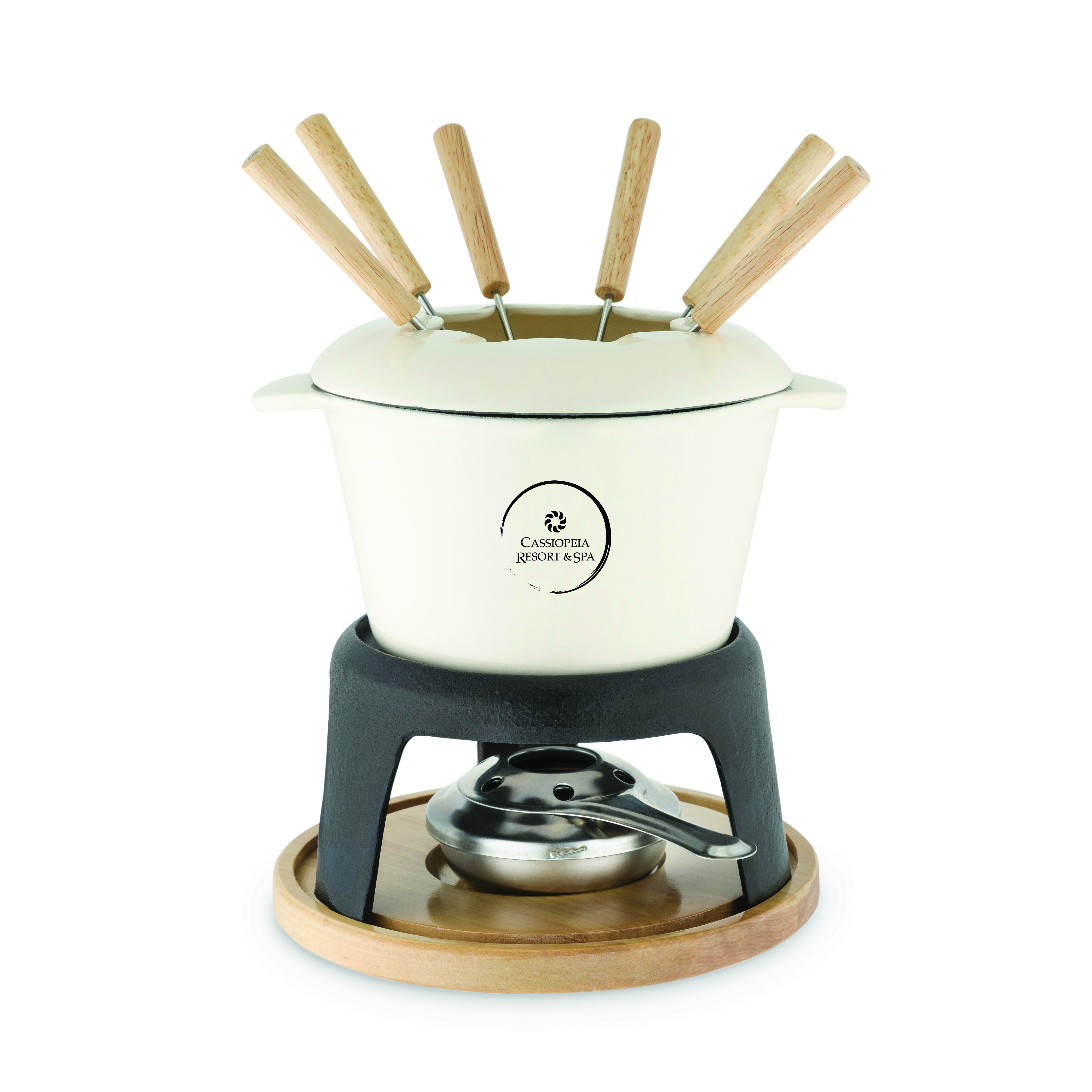 Twine Living® Cast Iron Fondue Set