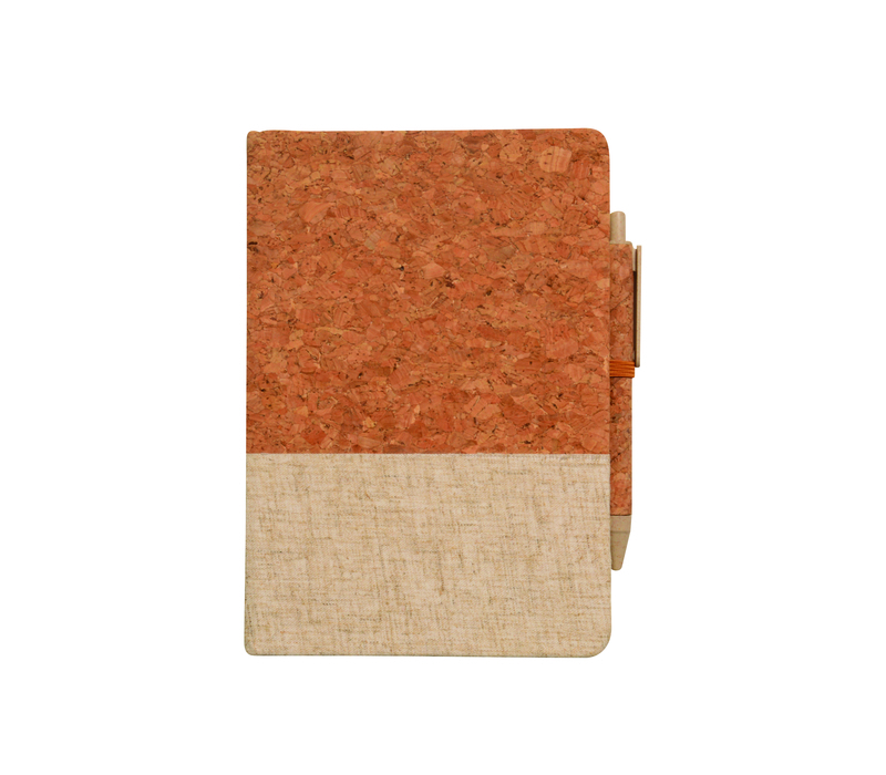 Hardcover Cork and Linen Journal 2