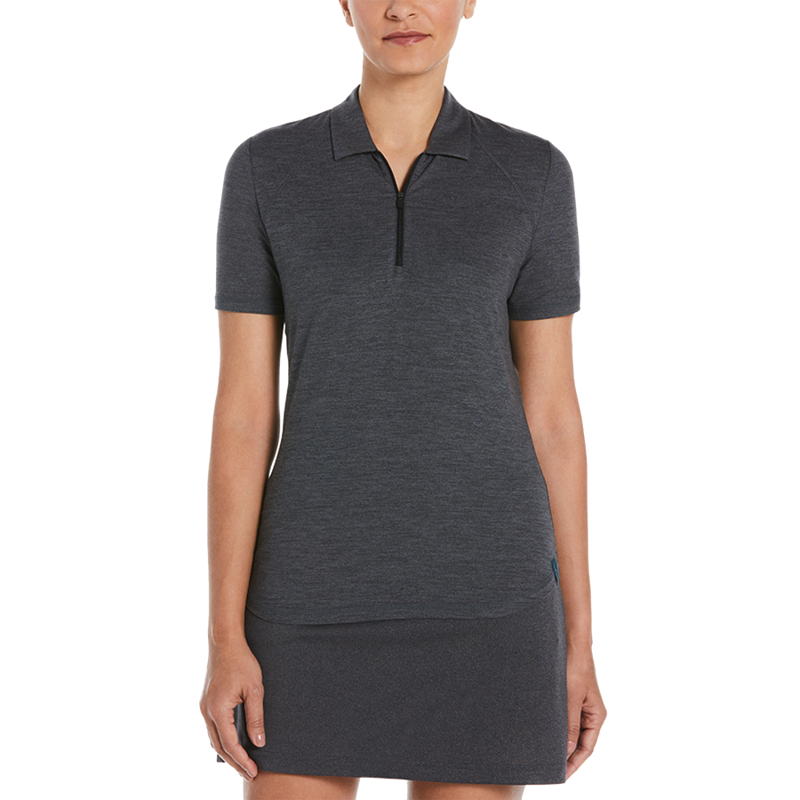 Ladies Double Knit Polo Shirt 5