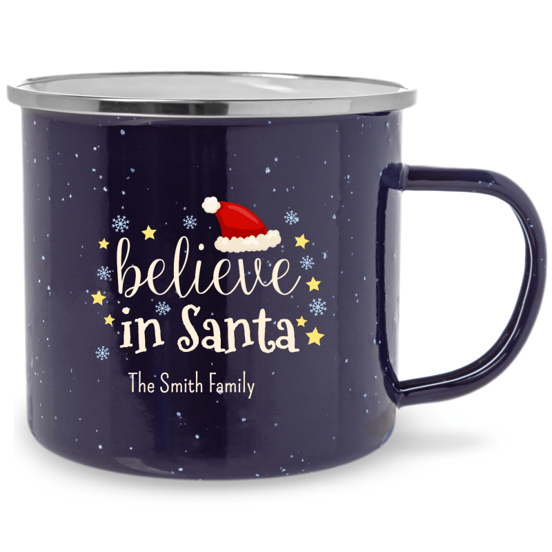Personalized Believe In Santa Campfire Mugs 4
