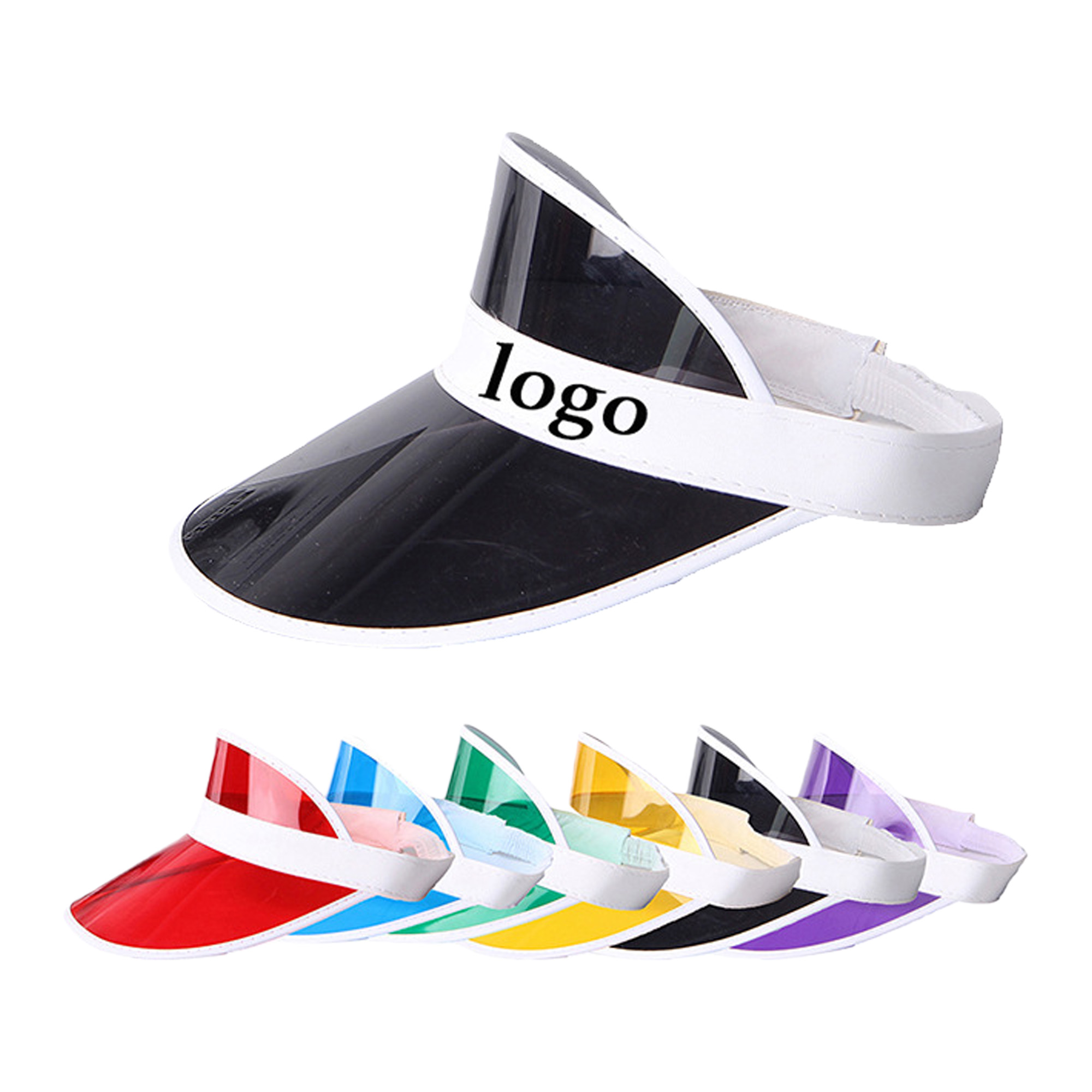 Outdoor Summer Transparent UV Protection Sun Visor 2