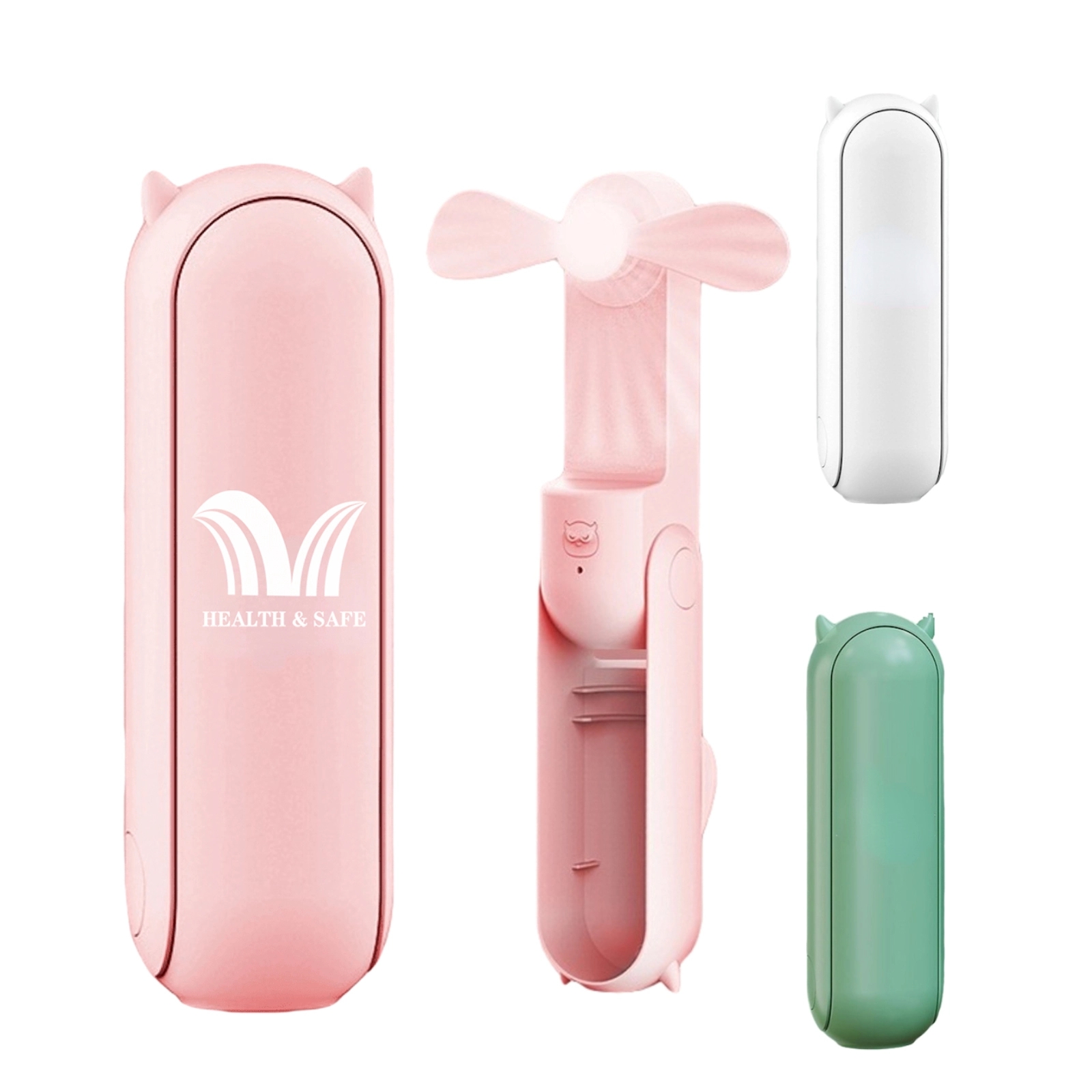 Portable Folding USB Handheld Fan w/ Power Bank 9